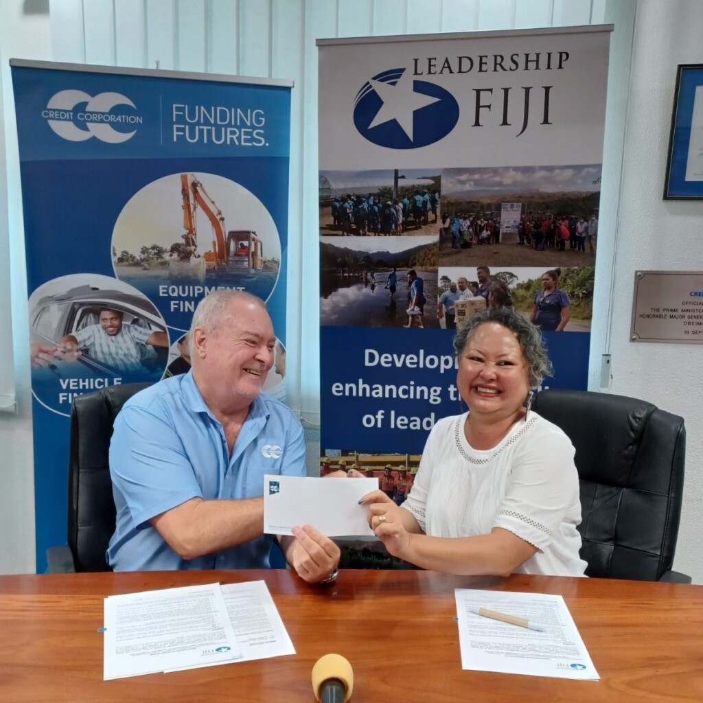 Credit Corporation (Fiji) Pte Ltd and Leadership Fiji continue Partnership.