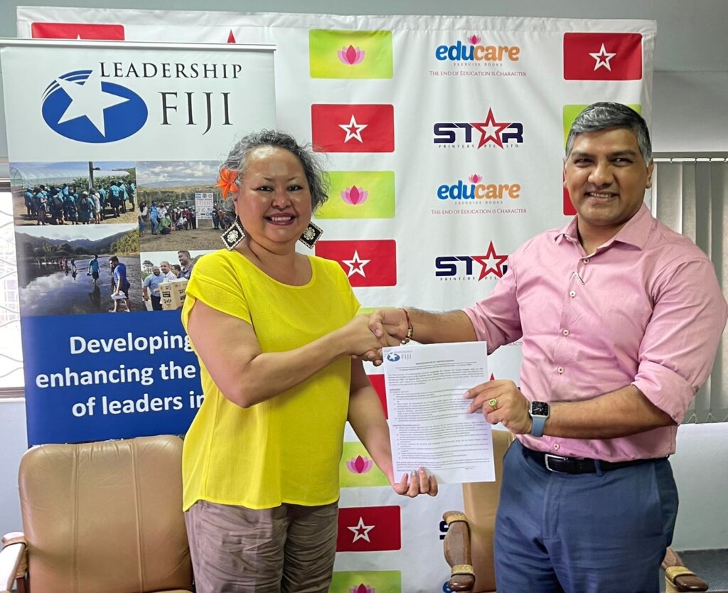 Star Printery Pte Limited is a family run business established in 1985 has entered into a new partnership
with Leadership Fiji.