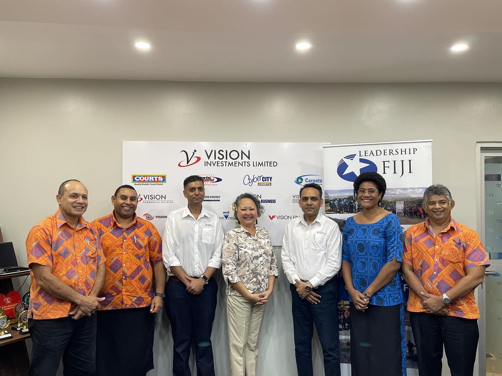 Vision Investments Limited (VIL) the South Pacific Stock Exchange Annual Awards 2018 Listed Company
of the Year and amongst the largest companies on the stock exchange has entered a new partnership
with Leadership Fiji.